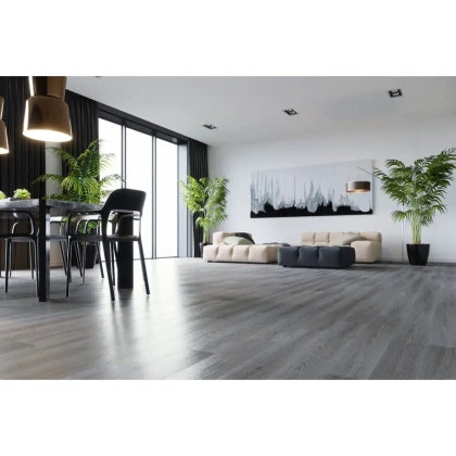 Кварцевый ламинат Fargo 379-1 Дуб Серый Иней