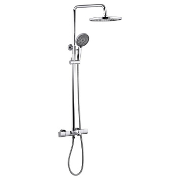 Душевая стойка ABBER Thermostat AF8516 с термостатом и изливом, хром Душевая стойка ABBER Thermostat AF8516 с термостатом и изливом, хром