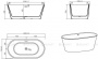 Акриловая ванна BELBAGNO BB202-1500-750 Акриловая ванна BELBAGNO BB202-1500-750