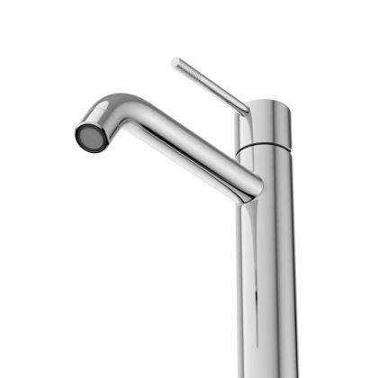 RELAX-LC1-01-W0 Смеситель для накладной раковины однорычажный без донного клапана, хром RELAX-LC1-01-W0 Смеситель для накладной раковины однорычажный без донного клапана, хром