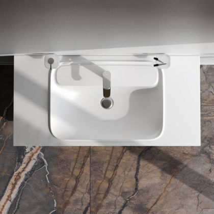 M8FWPC1000WM Func, Раковина мебельная, литьевой мрамор, 100 см, цвет Белый матовый M8FWPC1000WM Func, Раковина мебельная, литьевой мрамор, 100 см, цвет Белый матовый