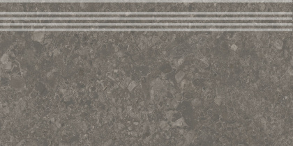 Ступень Чеппо ди Гре коричневый матовый обрезной 30x60x0,9