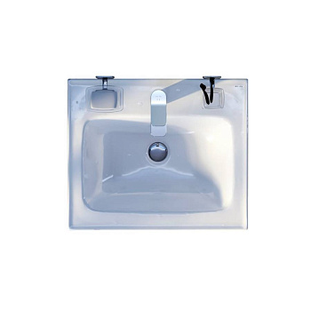 M85AWCC0552WG64 X-Joy, Раковина мебельная, керамическая, 55 см, встроенная, цвет: Белый, глянец M85AWCC0552WG64 X-Joy, Раковина мебельная, керамическая, 55 см, встроенная, цвет: Белый, глянец