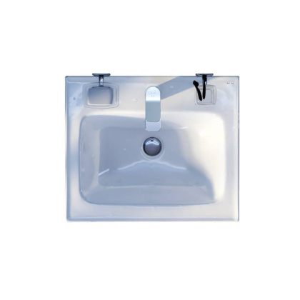 M85AWCC0552WG64 X-Joy, Раковина мебельная, керамическая, 55 см, встроенная, цвет: Белый, глянец M85AWCC0552WG64 X-Joy, Раковина мебельная, керамическая, 55 см, встроенная, цвет: Белый, глянец