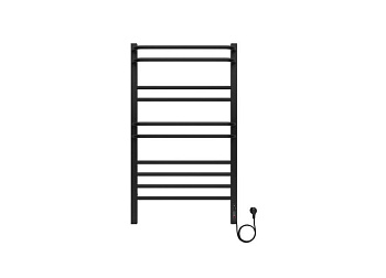 Полотенцесушитель электрический Aquatek (Акватек) Бетта П10 500х900 мм, черный муар, подключение скрытое к сети электропитания / электропровод с вилкой, с терморегулятором и таймером quick touch, нержавеющая сталь AISI 201, гарантия 5 лет Полотенцесушитель электрический Aquatek (Акватек) Бетта П10 500х900 мм, черный муар, подключение скрытое к сети электропитания / электропровод с вилкой, с терморегулятором и таймером quick touch, нержавеющая сталь AISI 201, гарантия 5 лет