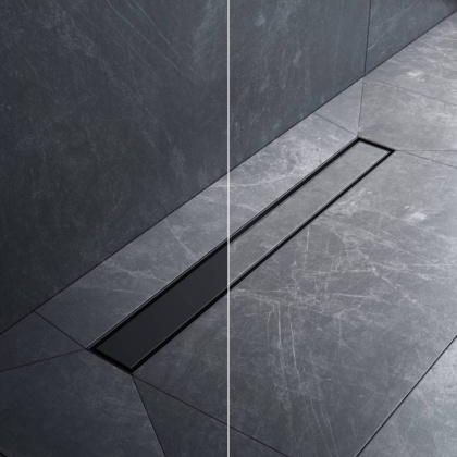 W01SC-U11-060-04BM MasterFlow Трап для душа линейный универс затвор Tile 60см цвет черн мат W01SC-U11-060-04BM MasterFlow Трап для душа линейный универс затвор Tile 60см цвет черн мат