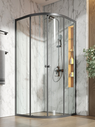 Душевой уголок Orange E01-090TB/G без поддона 90х90, стекло прозрачное Душевой уголок Orange E01-090TB/G без поддона 90х90, стекло прозрачное