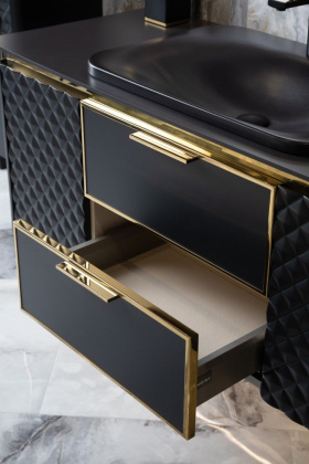 Тумба ROMBO 120cm Антрацит/золото 777-120-BG Boheme Тумба ROMBO 120cm Антрацит/золото 777-120-BG Boheme