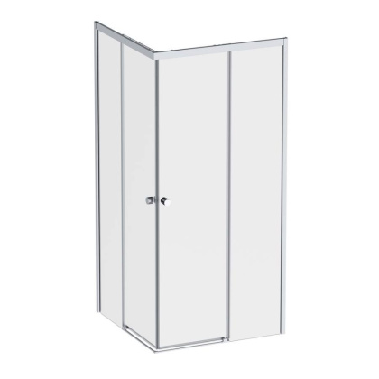 W94G-403-9090-МТ Душевое ограждение X-Joy Square Slide 90х90, мат Хром, прозрачное