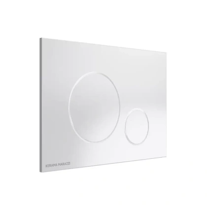Кнопка управления для скрытых систем инсталляции, белый-глянец (круглая) Kerama Marazzi FPR.A.WHT