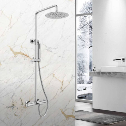 Душевая стойка Vogue VSFS-1V1TCH термостатическая, хром Душевая стойка Vogue VSFS-1V1TCH термостатическая, хром