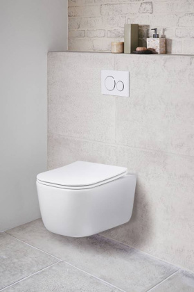 Унитаз подвесной Core VT1-28 безободковый, цвет белый, ультратонкое soft-close сиденье Унитаз подвесной Core VT1-28 безободковый, цвет белый, ультратонкое soft-close сиденье