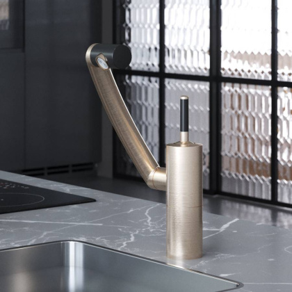 Смеситель для кухни Damixa Arc 290007264 никиль Смеситель для кухни Damixa Arc 290007264 никиль