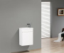 Тумба с раковиной подвесная с дверкой BelBagno PIETRA MINI 40-L Stucco Cemento, раковина белая Тумба с раковиной подвесная с дверкой BelBagno PIETRA MINI 40-L Stucco Cemento, раковина белая
