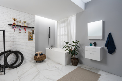 Зеркало-шкаф Aquanet Нота 50 белый Зеркало-шкаф Aquanet Нота 50 белый