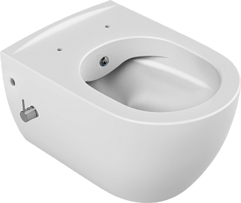 Bianca подвесной унитаз с биде белый матовый