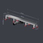 W01SC-P11-080-01SB MasterFlow Трап для душа линейный универс затвор Cut Gradient 80см цвет сталь мат W01SC-P11-080-01SB MasterFlow Трап для душа линейный универс затвор Cut Gradient 80см цвет сталь мат