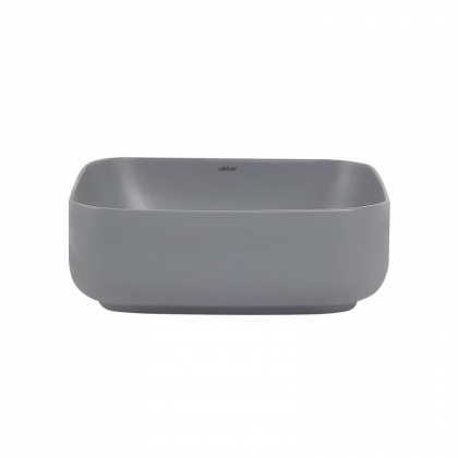 Раковина накладная ABBER Rechteck AC2211MG серая матовая