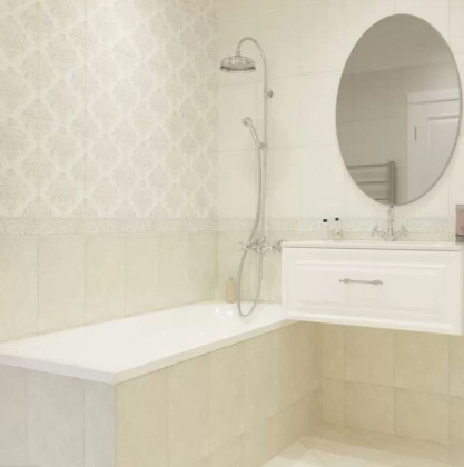 B24AW0701M Бордюр кер. Adele Беж. 7,7*27 _Versale 1 \40