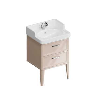 Тумба POMPEI напольная с 2 ящиками 60, камео бежевый глянцевый PO.N.60.2\CAM Тумба POMPEI напольная с 2 ящиками 60, камео бежевый глянцевый PO.N.60.2\CAM