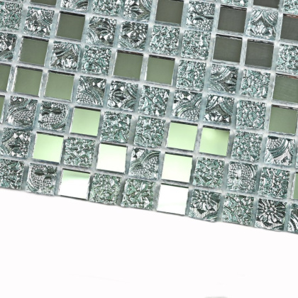 Мозайка стеклянная Mirror 30*30, м2