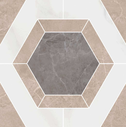 Декор ID101 Гран Пале наборный 25,1*25,1 (уп/8шт), шт