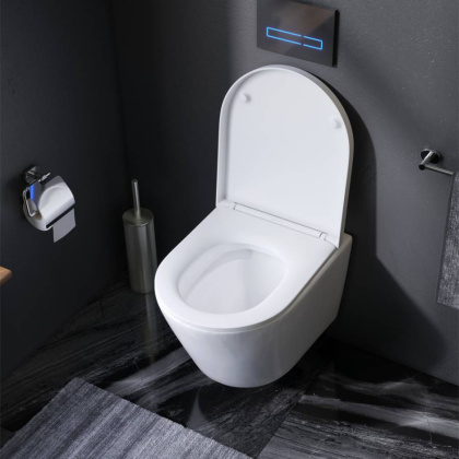 C741701SC Sense Унитаз подвесной FlashClean с сиденьем микролифт C741701SC Sense Унитаз подвесной FlashClean с сиденьем микролифт