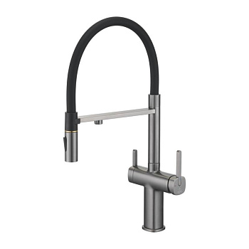 Смеситель для кухни с гибким изливом ROSE R358 R358T