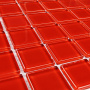 Мозаика стеклянная Red Glass (чип 4*25*25) 300*300(22шт-1.98м2), м2