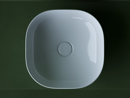 Умывальник чаша накладная квадратная Element 380*380*150мм