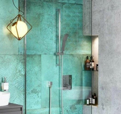 Душевой гарнитур на штанге EXCELLENT Square 2.0 ARAC.SY.308 (хром)