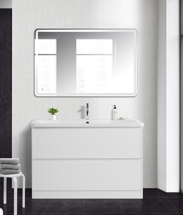 Тумба с раковиной напольная BelBagno ALBANO 120 Bianco Lucido, раковина белая Тумба с раковиной напольная BelBagno ALBANO 120 Bianco Lucido, раковина белая
