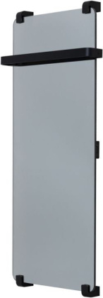 Полотенцесушитель электрический Allen Brau Infinity 100x44 с рейлингом и креплением, черный браш Полотенцесушитель электрический Allen Brau Infinity 100x44 с рейлингом и креплением, черный браш