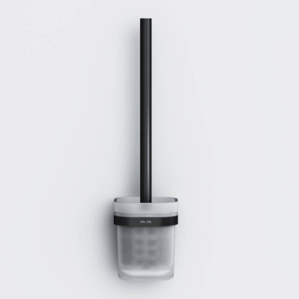 Стойка с туалетной щеткой Func, 36,6х9,2х9,8 см, черная, A8F33322