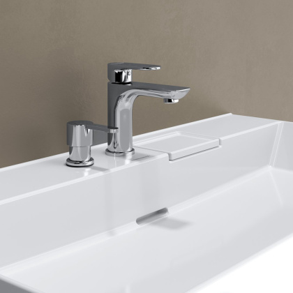 Дозатор LOGICA для мыла встраиваемый, хром LO.dis.02\CR Дозатор LOGICA для мыла встраиваемый, хром LO.dis.02\CR