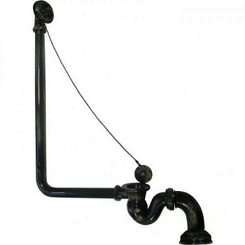 Слив-перелив для ванны Wirquin (черный)