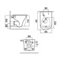 Унитаз подвесной Piatti VT1-11S, цвет белый, ультратонкое soft-close сиденье Унитаз подвесной Piatti VT1-11S, цвет белый, ультратонкое soft-close сиденье