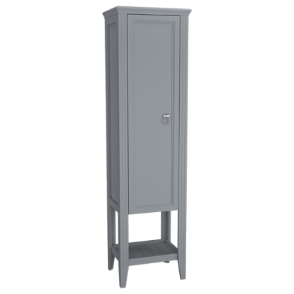 Пенал Valarte 55 см левосторонний, цвет серый матовый