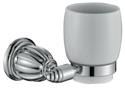 Подстаканник одинарный RUSH Socotra, 25х29х11 см, хром, ST12310