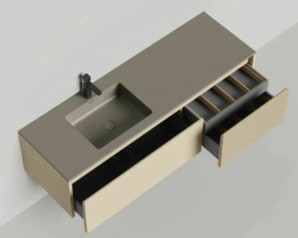 Подвесная тумба Domino 1600, эмаль, Onda Plus