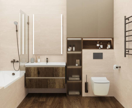 Stone Divine Beige Керамогранит бежевый 60х120 Матовый