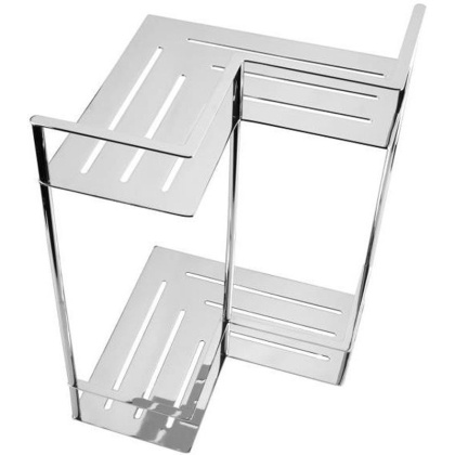 Двойная полочка для мыла угловая - мыльница Двойная полочка для мыла угловая - мыльница