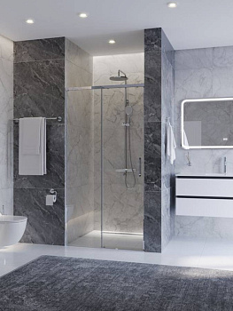 Душевой уголок CEZARES PLANE-P-1-90-C-CR