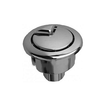 Кнопка смыва хром