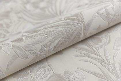 Обои виниловые Джангл мотив, светлый бежевый