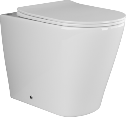 Напольный приставной унитаз Highlight Rimless