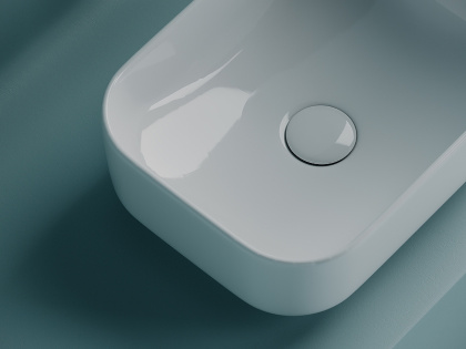 Умывальник чаша накладная прямоугольная Element 400*305*140мм