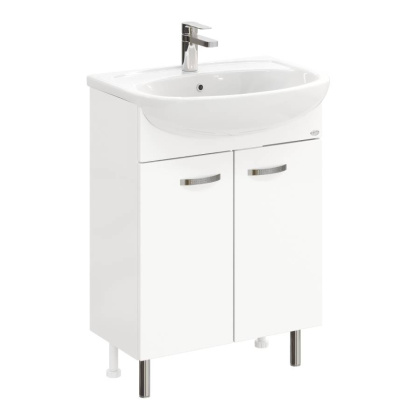 Тумба Onika Коралл 60 напольная, белая (ум. Уют 60) Тумба Onika Коралл 60 напольная, белая (ум. Уют 60)