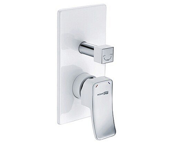 Aller 10641WHITE Смеситель для ванны и душа Wasserkraft