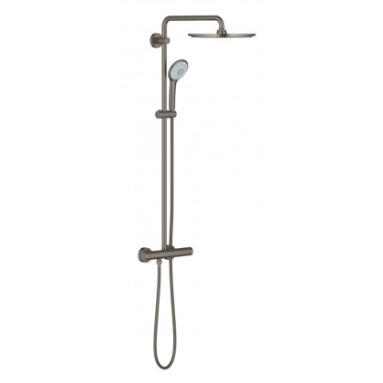 Душевая система поворотная с термостатом Grohe Euphoria 310, темный графит, матовый (26075AL0) Душевая система поворотная с термостатом Grohe Euphoria 310, темный графит, матовый (26075AL0)